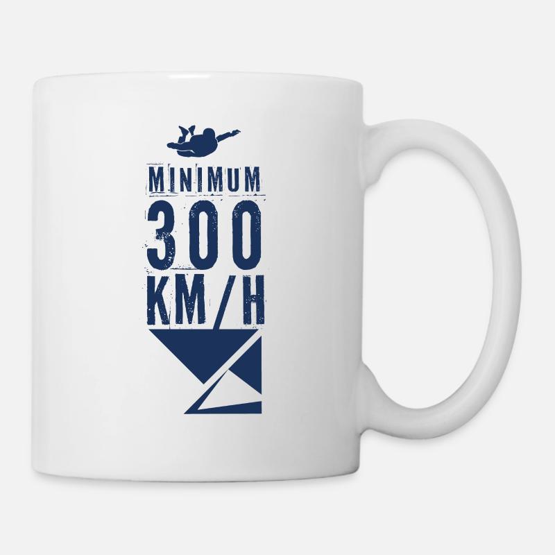 Skydiver - Tasse - Weiß