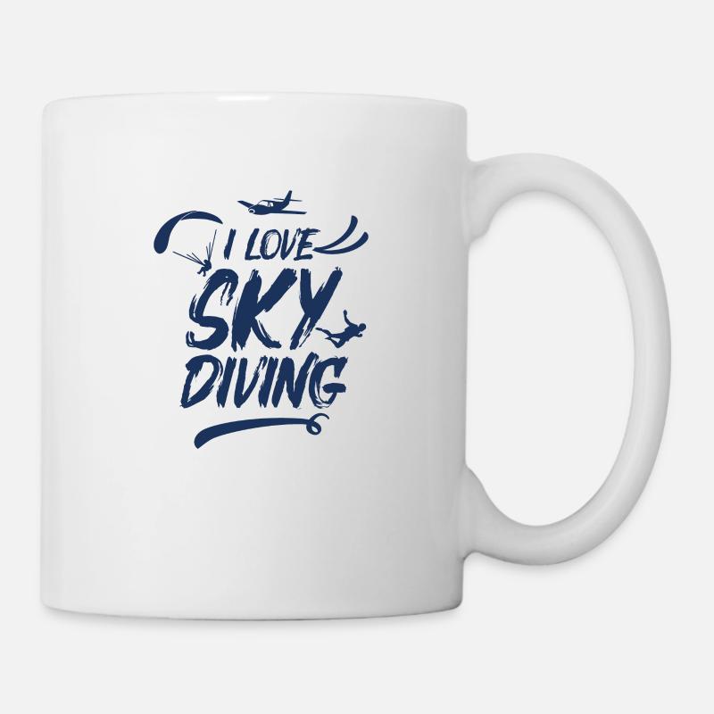 Skydive - Tasse - Weiß