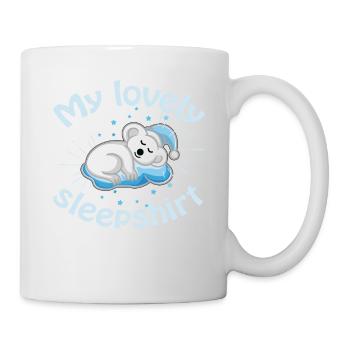 Ma belle chemise de nuit ma chemise de couchage préférée - Mug blanc - blanc - Droite