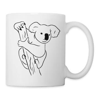 koala - Mug blanc - blanc - Droite