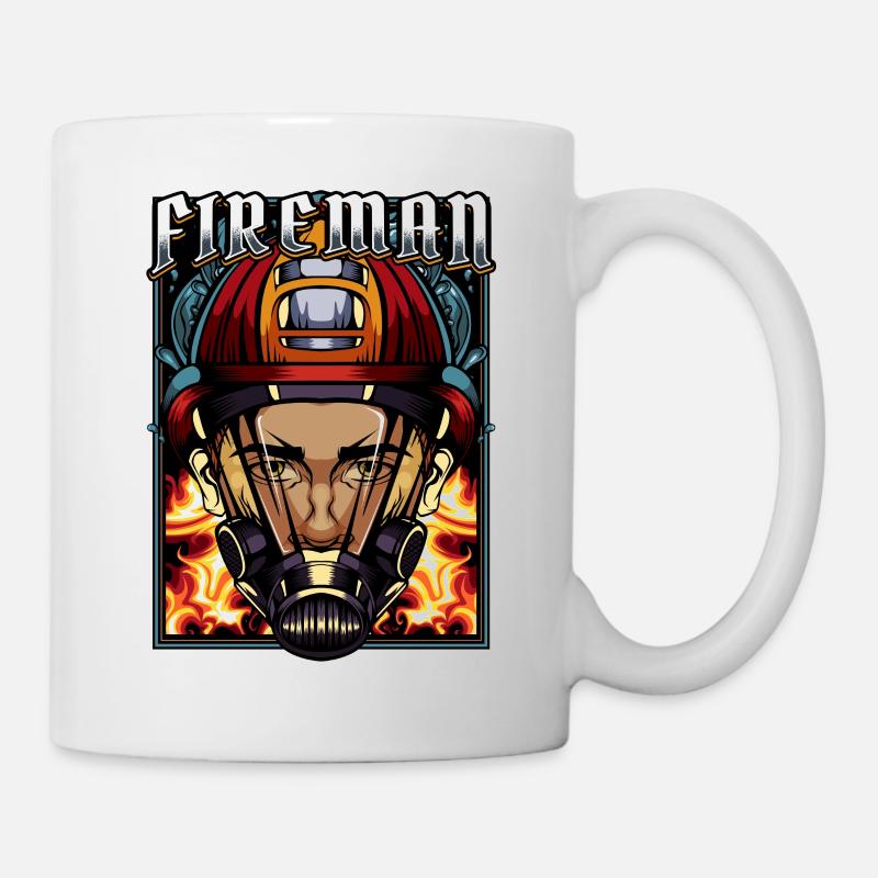 Firefighter Firefighter Respirator FFW gift idea - Mug - white
