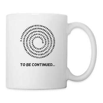Les mathématiques à suivre - Mug blanc - blanc - Droite