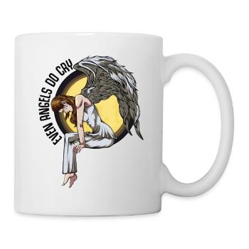 Weeping Angel Guardian Angel Angel Wings gift - Mug - white - Right