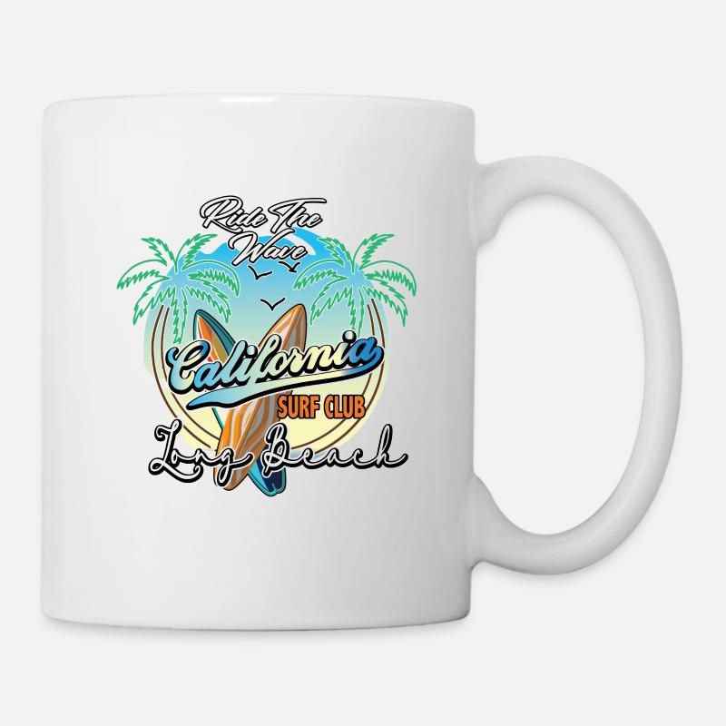 California surfing - Mug - white