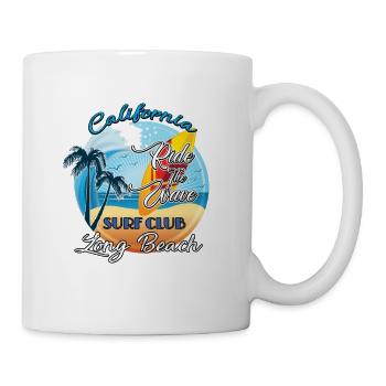 Surfez sur la vague - Mug blanc - blanc - Droite