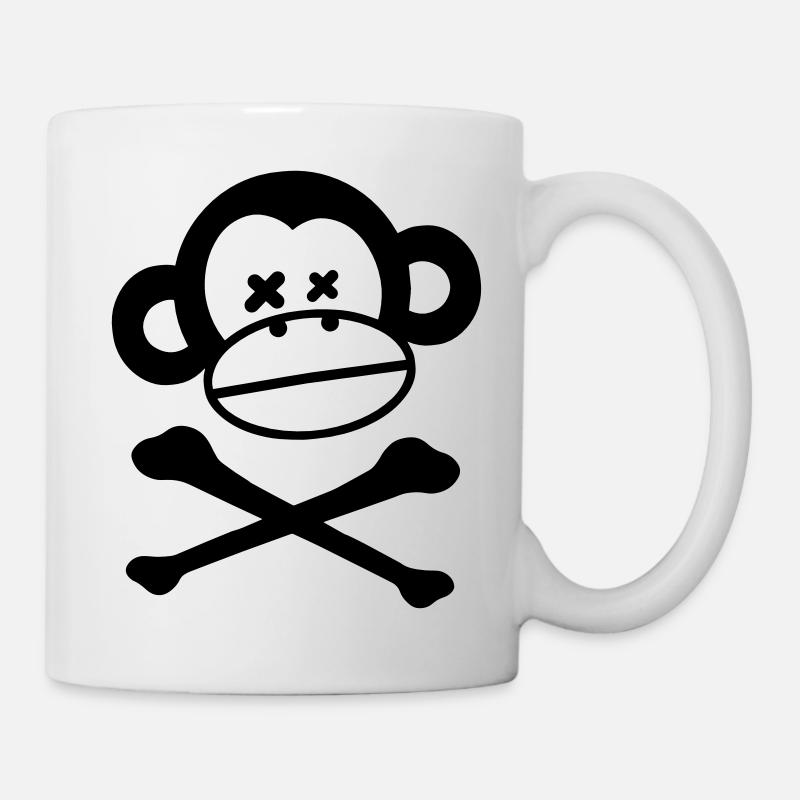 Skull-Ape - Mug blanc - blanc
