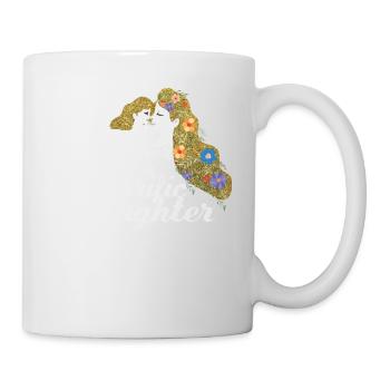 Ich bin Mama einer wahnsinnig traumhaften Tochter - Tasse - Weiß - Rechts