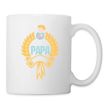 Stolzer Papa - Tasse - Weiß - Rechts