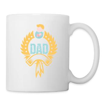Stolzer Papa - Tasse - Weiß - Rechts