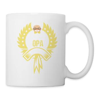 Stolzer Opa - Tasse - Weiß - Rechts