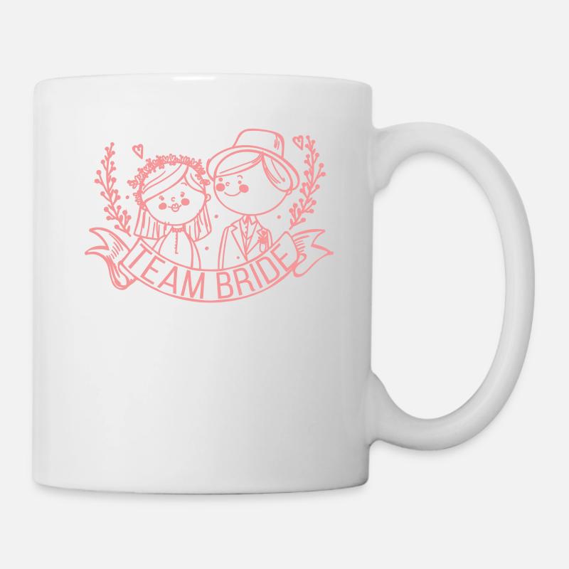 Fête de poule mariage équipe - Mug blanc - blanc