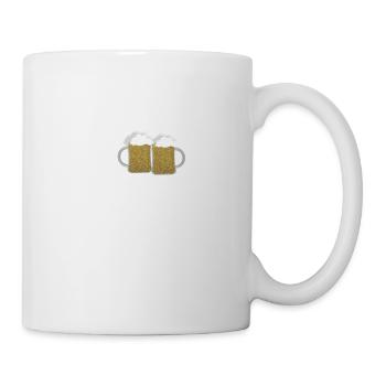 Pas de thérapie mais buvez de la bière Party S - Mug blanc - blanc - Droite