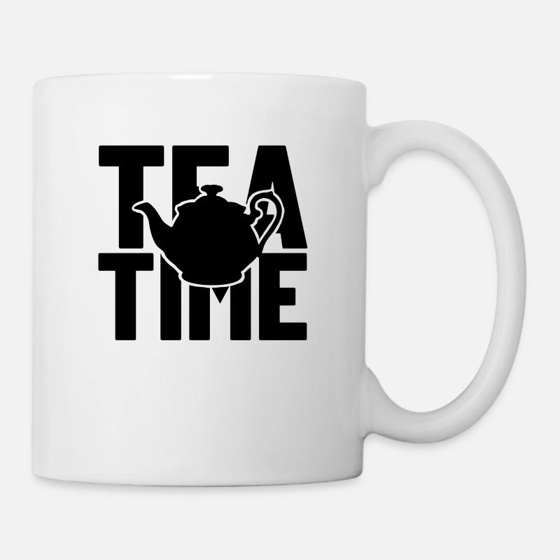 Tea Time Shirt - Mug - white
