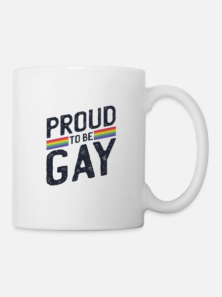 gay shirt - Gay - Gay Pride - Gift - Mug - white