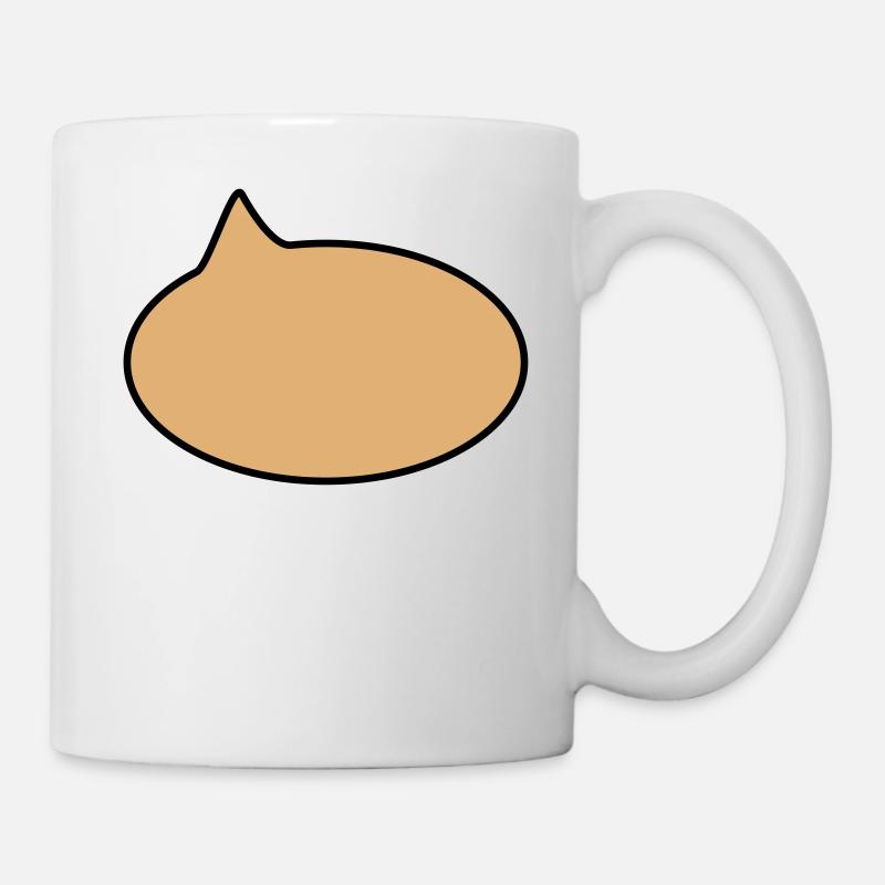 Sprechblase // Comic // Spruch machen // Aussage - Tasse - Weiß