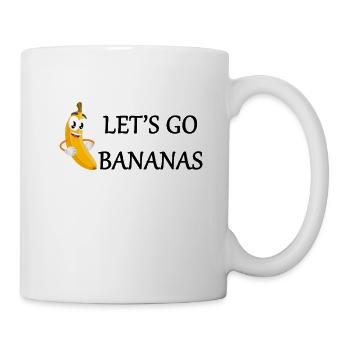 Banane Party Spruch Kinder - Tasse - Weiß - Rechts