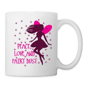 Peace love and fairy dust 01 - Mug - white - Right