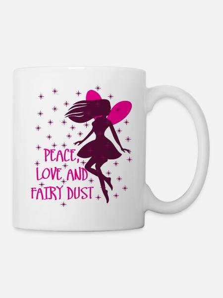 Peace love and fairy dust 01 - Mug - white