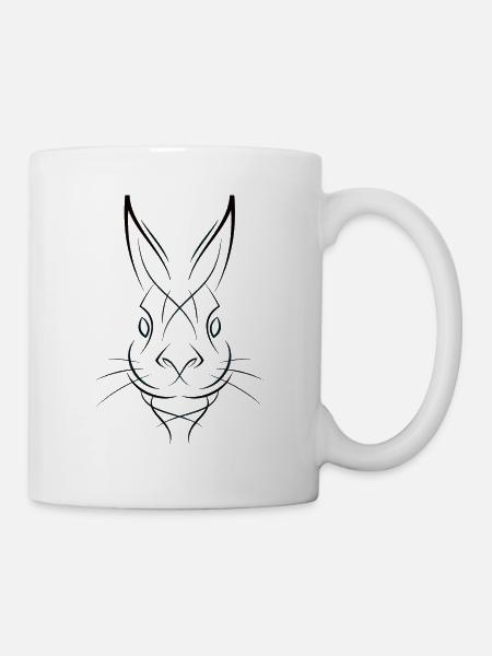 Hase Hase Hase - Tasse - Weiß