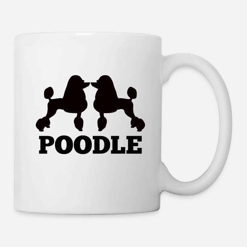 Pudel Pudel Pudel - Tasse - Weiß