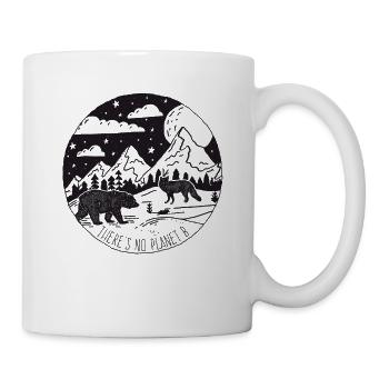 Vintage No Planet B Umwelt Naturschutz Tierschutz - Tasse - Weiß - Rechts