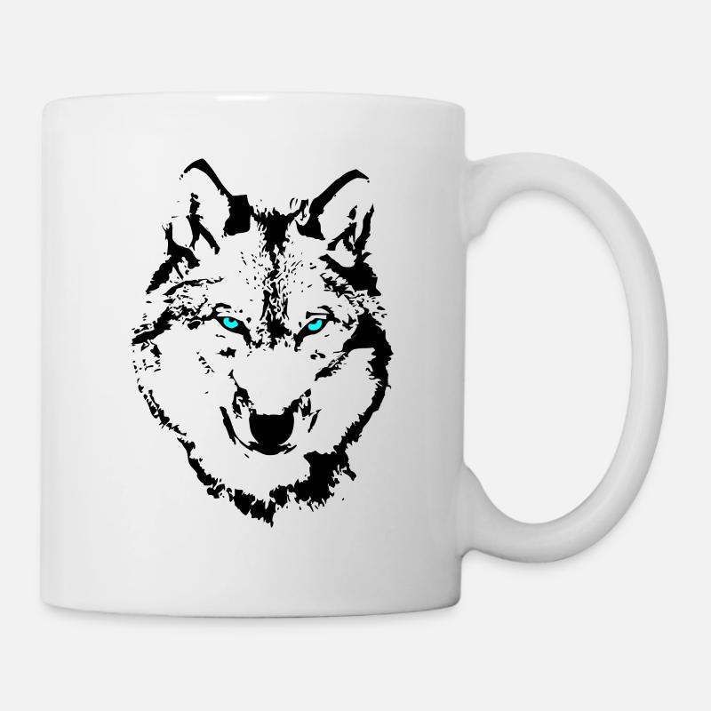 Wolf - Tasse - Weiß