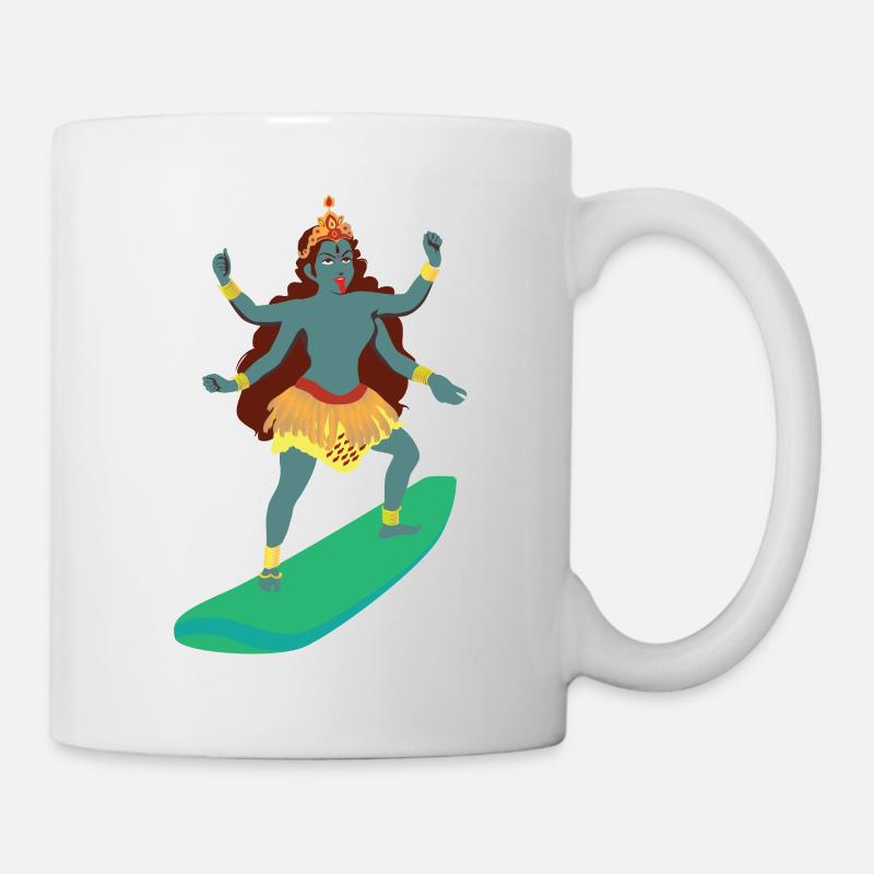 Surf Like Kali Yuga - Tasse - Weiß