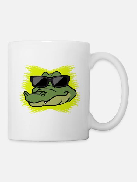 Alligator - Tasse - Weiß