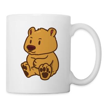 Little Cute Bear Comic Cartoon - Mug - white - Right