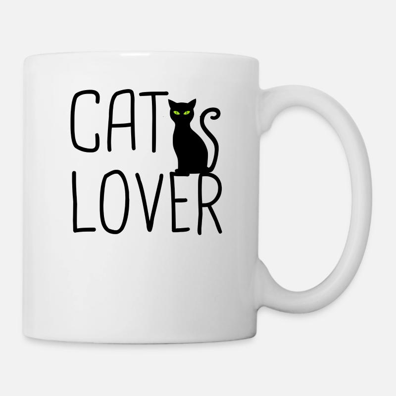 Cat Lover - Tasse - Weiß