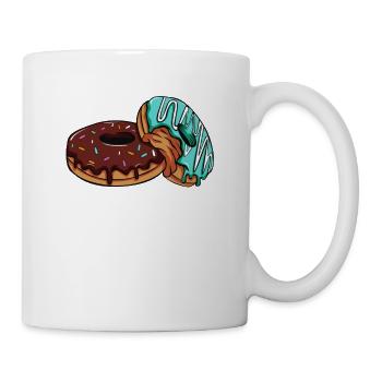 Donuts - Tasse - Weiß - Rechts