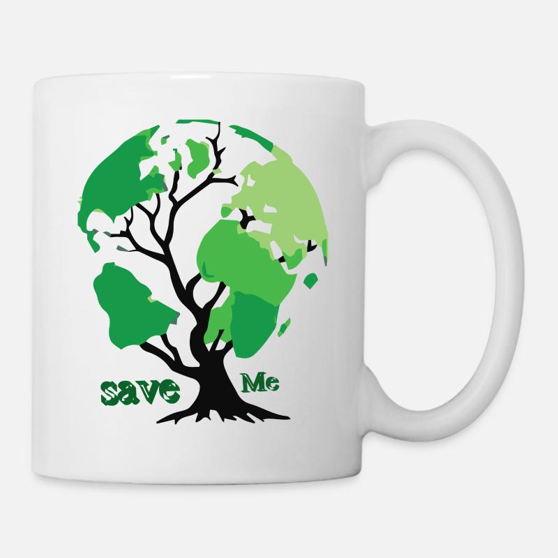 save the planet - Tasse - Weiß