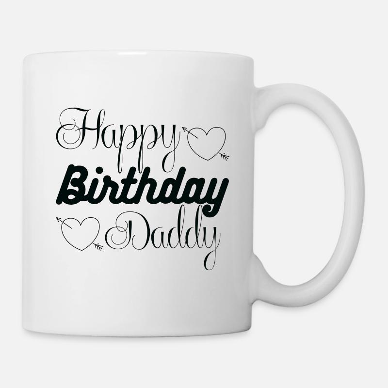Happy birthday daddy 1 01 - Mug blanc - blanc
