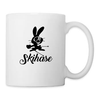 Lapin de ski - Mug blanc - blanc - Droite