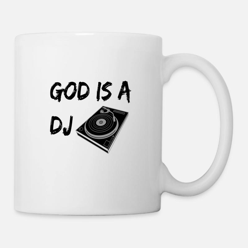 dj - Mug blanc - blanc