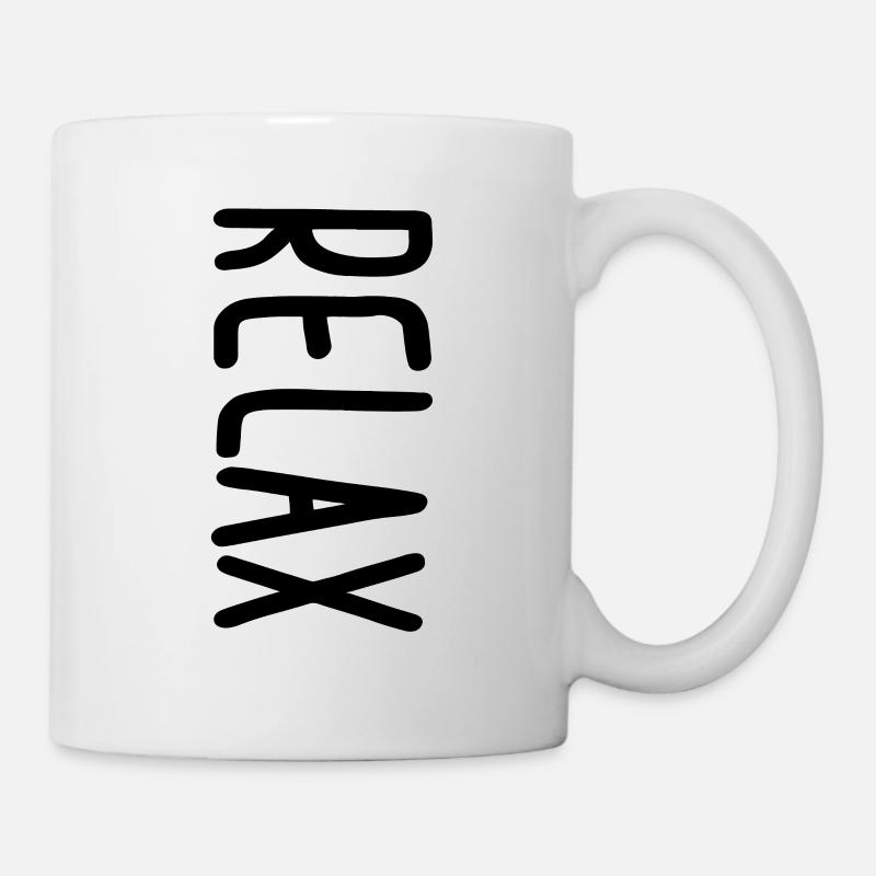 RELAX - Tasse - Weiß