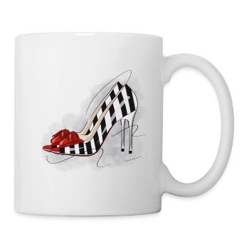 Sexy high heels - Mug - white - Right