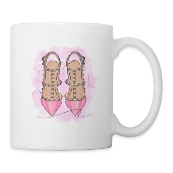 Sexy high heels - Mug - white - Right