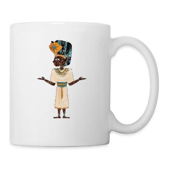 Ancient Egypt T Shirt Ankh Kemet Ra Egyptian - Mug - white - Right
