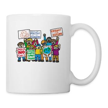 FRIDAY FOR FUTURE Environmental Protection Climate Protection - Mug - white - Right