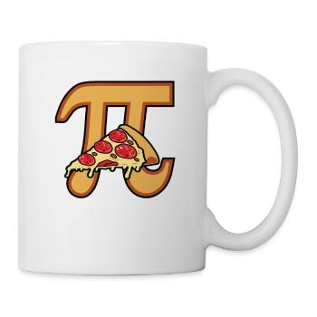 Pizza Pi math - Mug - white - Right
