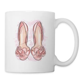 Stylish high heels - Mug - white - Right