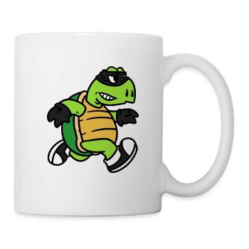 Turtle thief, turtles robbers - Mug - white - Right