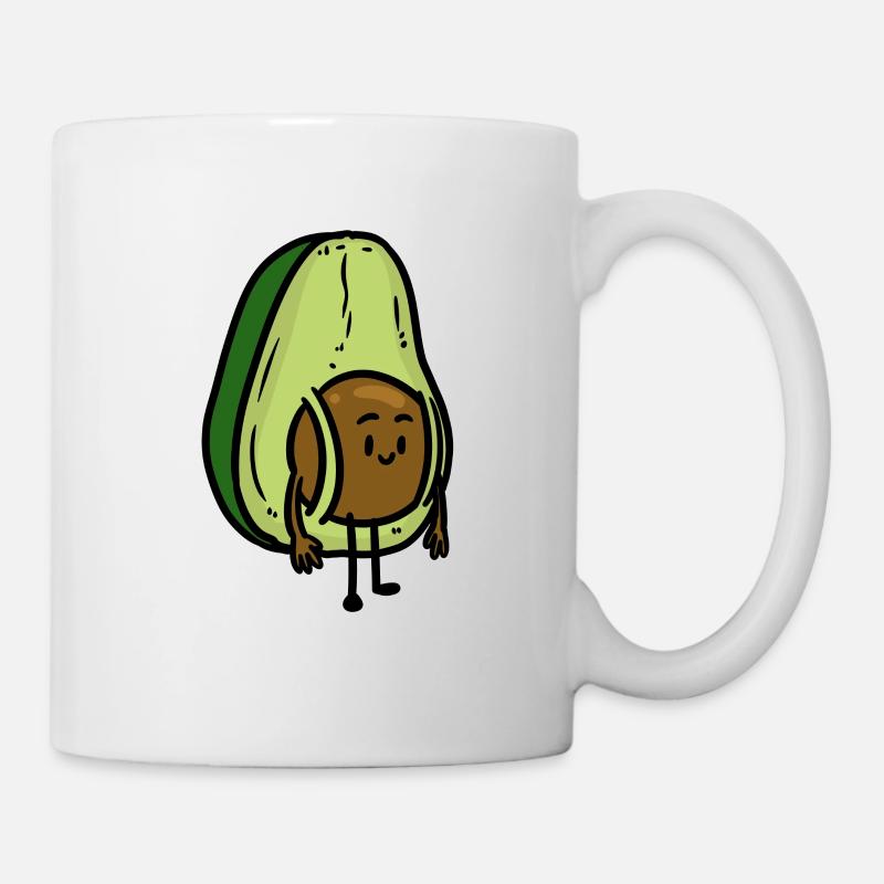 Avocat voyageur - Mug blanc - blanc