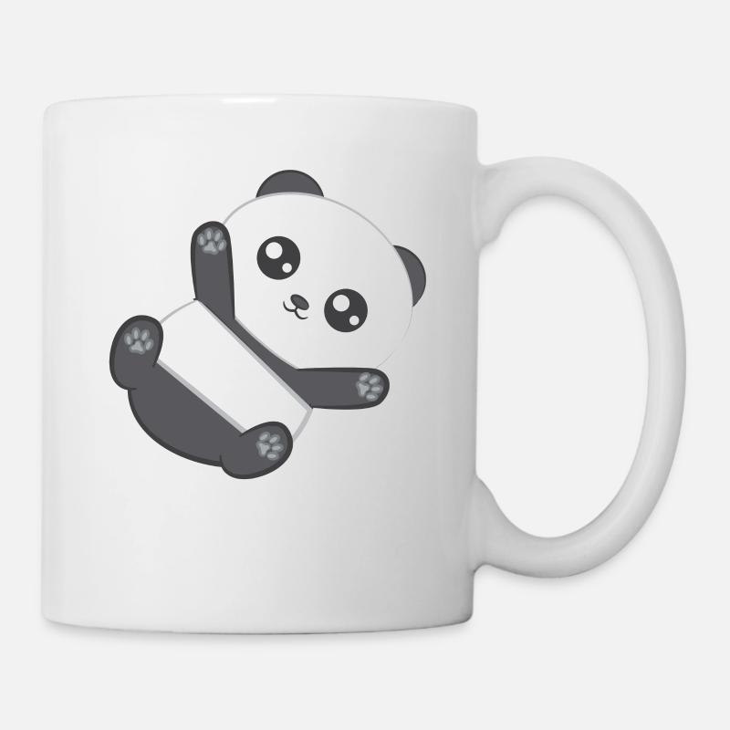Panda - Panda - Pandafan - Panda bébé - Cadeau - Mug blanc - blanc