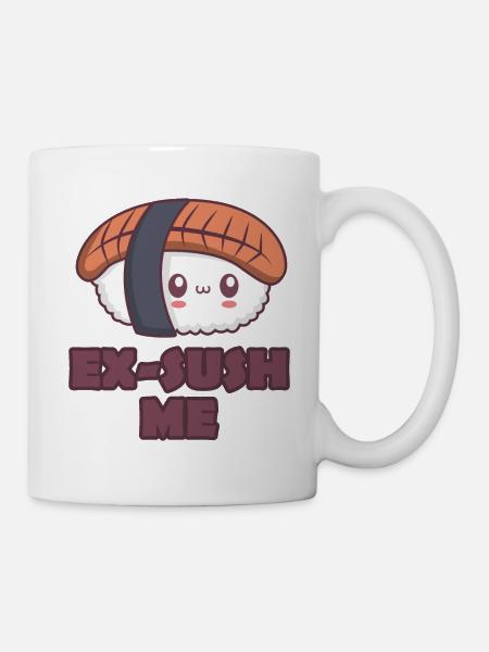 sushi mignon - Mug blanc - blanc