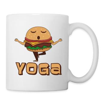 Yoga burgers - Mug - white - Right