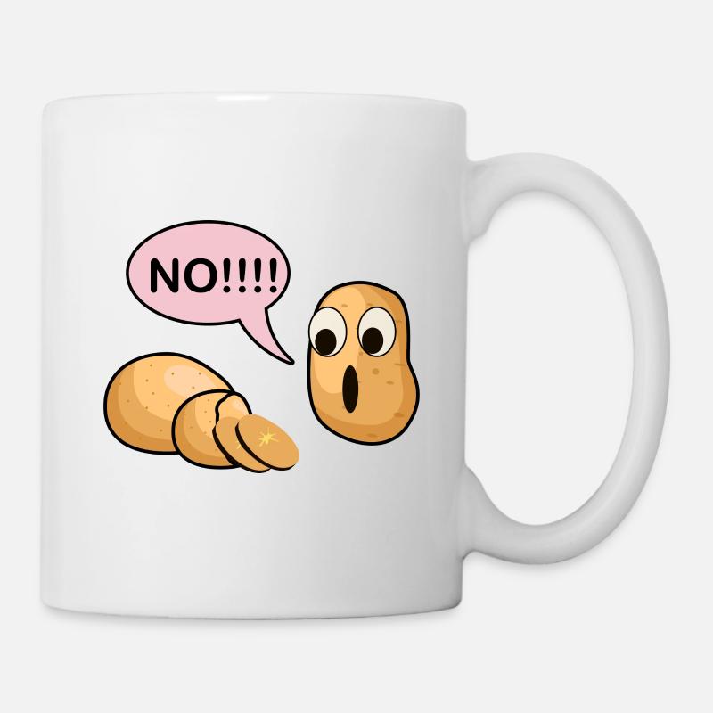 Shock potato potato - Mug - white