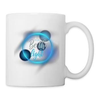 Lumière sombre Dieu cadeau chrétien - Mug blanc - blanc - Droite