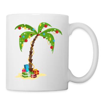 Paume de Noël - Mug blanc - blanc - Droite